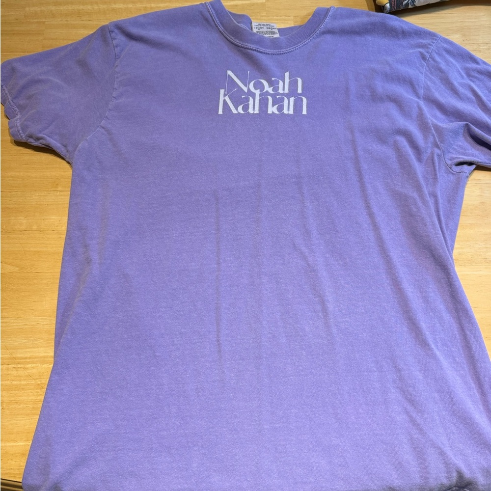 Noah Kahan purple stick season tour t-shirt